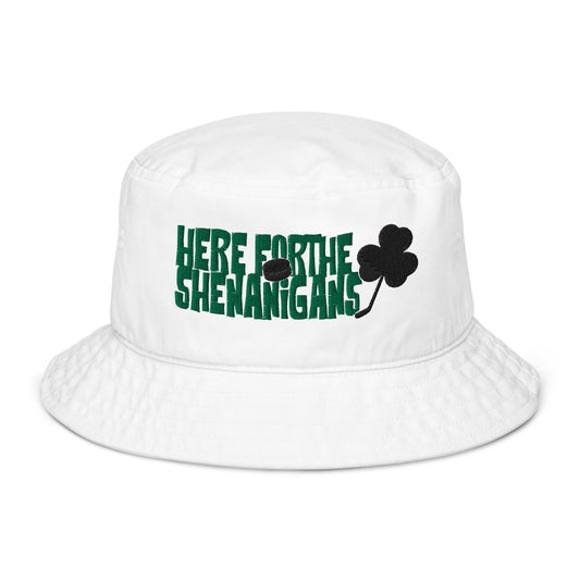 Here for the Shenanigans! Organic bucket hat
