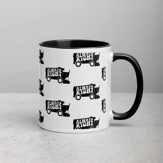 Always Right Mug with Splash of Color Inside